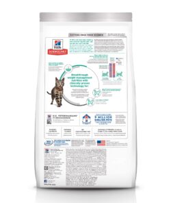 Alternative view of Hill's Science Diet Dry Cat Food, Adult, Perfect Weight for Healthy Weight & Weight Management, Chicken Recipe, 15 lb. Bag 15 Pound (Pack of 1)