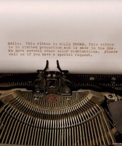 Alternative view of Universal Typewriter Ribbons - Custom Color Twin Spool Typewriter Ribbons (Solid Brown)