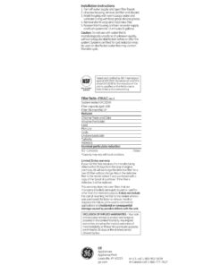 GE FXULC Drinking Water System Replacement Filter White, 9.00 x 2.00 x 2.00 inches, 1 Count (Pack of 1) 11 81IQOMxybL