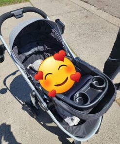 Graco Modes Pramette Travel System, Includes Baby Stroller with True Pram Mode, Reversible Seat, One Hand Fold, Extra Storage, Child Tray and SnugRide 35 Infant Car Seat, Ellington Modes Pramette w/ Infant Pramette Mode 35 81ISE27hjL