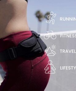 The Belt of Orion Survival Gear Travel Running Belt Waist Fanny Pack Hands Free Way to Carry Sanitizer, Face Mask, Phone, Passport, Keys, ID, Money & Everyday Essentials (Classic 9"x3.5") Classic 9"x3.5" 18 81ITS1 NoKL