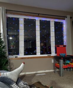 LOENDE Solar Red White and Blue Lights Outdoor, 72ft 200LED 8 Modes Waterproof Solar Powered July 4th Patriotic Lights Outdoor for Independence Day Garden Patio Yard Holiday Garden Party Red White Blue 21 81IVM3axaFL