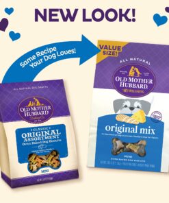 Old Mother Hubbard by Wellness Classic Original Mix Natural Dog Treats, Crunchy Oven-Baked Biscuits, Ideal for Training, Mini Size, 3.8 pound bag Treats (3.8 lb) 3.8 Pound (Pack of 1) 22 81IW3hmGdzL