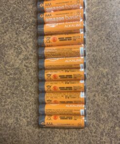 Amazon Basics 36-Pack AAA Alkaline High-Performance Batteries, 1.5 Volt, 10-Year Shelf Life 36 Count (Pack of 1) 27 81IWBQaa6GL