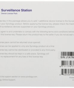 Alternative view of Synology IP Camera License Pack for 1 (CLP1) CLP1