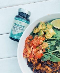 Vitamin Bounty Prebiotic Fiber Digestive Support - Gut Health Supplements for Women and Men, Dietary Fiber, Supports Digestive Health, Probiotics for Women & Men for Gas Relief - 60 Capsules 23 81IXu 11d5L 2