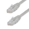 StarTech.com 15ft CAT6 Ethernet Cable - Gray CAT 6 Gigabit Ethernet Wire -650MHz 100W PoE++ RJ45 UTP Molded Category 6 Network/Patch Cord w/Strain Relief/Fluke Tested UL/TIA Certified (C6PATCH15GR) 15 ft / 4.5 m 1 Pack 6 81IYGp iiL