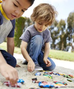 Hot Wheels Set of 10 1:64 Scale Toy Trucks and Cars for Kids and Collectors, Styles May Vary (Amazon Exclusive) 10-Pack 26 81IYlXLNYML