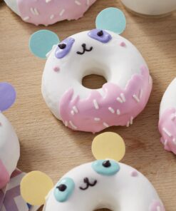 Wilton 6-Cavity Doughnut Baking Pan, Makes Individual Full-Sized 3 3/4" Donuts or Baked Treats, Non-Stick and Dishwasher Safe, Enjoy or Give as Gift, Metal (1 Pan) 1 Pack Wilton Nonstick 6-Cavity Donut Pan 29 81IZ2aLm1rL