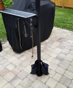 ABCCANOPY Canopy Weights 112 LBS Gazebo Tent Sand Bags,4pcs-Pack (Black) Medium Black 30 81IZ7jY2MfL