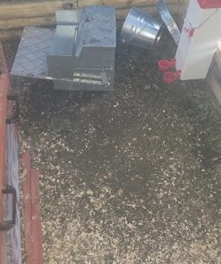 Grandpa's Feeders Automatic Chicken Feeder - Sturdy Galvanized Steel Poultry Feeders - No Spill with Weatherproof Lid - Standard Size for 6-12 Chickens 10 Days (20lb Feed) Silver 14 lb 33 81IZH9XpT L