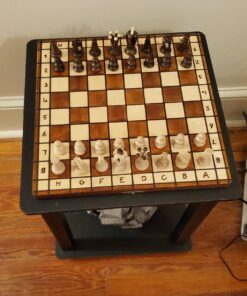 Wegiel Handmade Royal 36 European Chess Set - Wooden 14.2 Inch Board Hornbeam & Sycamore Pieces 28 81IZRgCxRL 1