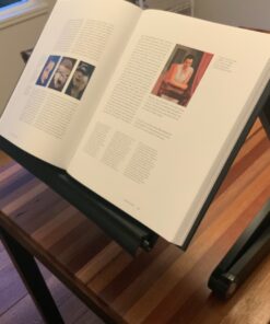 Adjustable Book Holder and Laptop Stand - Portable Aluminum Book Stand for Textbooks, Cookbooks, Recipe Books, and Tablets Black 48 81IZg9KSzvL