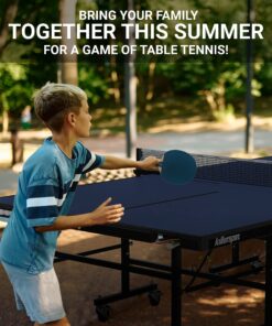 Killerspin JET200 Ping Pong Paddle, Table Tennis Racket, Table Tennis Equipment for Beginners, Table Tennis Paddle with Wood Blade, Jet Basic Rubber Grips Navy Blue 21 81Ib4PzMnXL