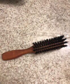 Beard Brush by ZilberHaar - Stiff Boar Bristles - Beard Grooming Brush for Men - Straightens and Promotes beard growth - Works with Beard Oil and Balm to Soften Beard – For beard kits - 6 inches long Brown 6 Inch (Pack of 1) 47 81IbzolyvkL