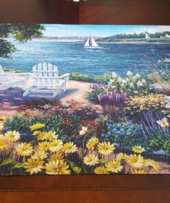 White Mountain Puzzles Garden By The Bay - 1000 Jigsaw Puzzle 31 81IcvpeAF2L