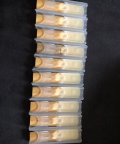 Rico Woodwinds Saxophone Reeds - Reeds for Alto Saxophone - Thinner Vamp Cut for Ease of Play, Traditional Blank for Clear Sound, Unfiled for Powerful Tone - Alto Sax Reeds 2 Strength, 10-Pack Strength 2.0 18 81IdHZtqcWL