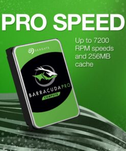 Seagate BarraCuda Pro 10TB Internal Hard Drive Performance HDD – 3.5 Inch SATA 6 Gb/s 7200 RPM 256MB Cache for Computer Desktop PC, Data Recovery (ST10000DM0004) 17 81If1nJ3qAL