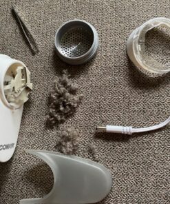 Conair Fabric Shaver and Lint Remover, Rechargeable Portable Fabric Shaver, White 49 81If3AHjfsL