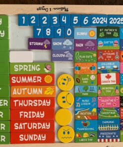 Melissa & Doug My First Daily Magnetic Activities Calendar For Kids, Weather And Seasons Calendar For Preschoolers and Ages 3+ (Pack of 1) 39 81IfS 9SRgL