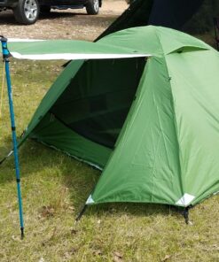 Clostnature Lightweight Backpacking Tent - 3 Season Ultralight Waterproof Camping Tent, Large Size Easy Setup Tent for Family, Outdoor, Hiking and Mountaineering Green 2 Person 44 81IgZEVqPdL
