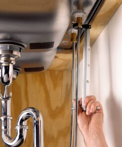 RIDGID 31175 Model 1017 Fold Over Basin Adjustable 10" To 17" Pipe Wrench, Silver, Made In The USA 3/8 - 1-1/4 22 81Ihf C20bL