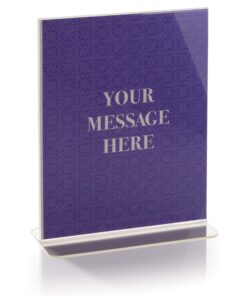 Officemate - OIC23005 Upright Vertical Sign Holder, 8.5 x 11 Inches, Clear, 1 Holder (23005) 6 81IiKIJc4OL