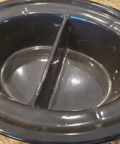 Crock-Pot Choose-a-Crock 6 Quart and Split 2.5 Quart Double Slow Cooker and Food Warmer, Programmable Slow Cooker with Timer, Stainless Steel 32 81IjuQT1J4L