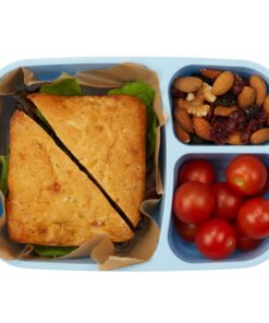 Leakproof, 3 Compartment, Bento Lunch Box, Airtight Food Storage Container (1 Pc) - Blue 39 81IkwXNTvoL