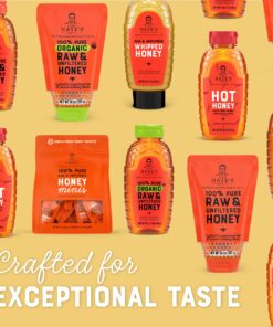 Nate's 100% Pure, Raw & Unfiltered Honey - Award-Winning Taste, 32oz. Squeeze Bottle 32 Ounce (Pack of 1) 32 81IlhQda2UL