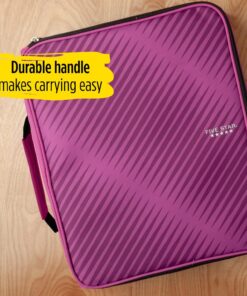 Five Star Zipper Binder, 2 Inch 3-Ring Binder for School, 6 Pocket Expanding File, 380 Sheet Capacity, Purple (72540) 32 81ImQE2dZAL