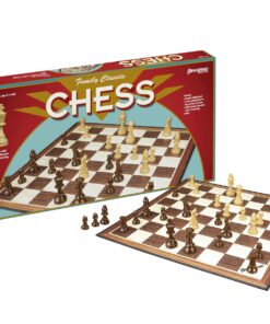 Family Classics Chess by Pressman - with Folding Board and Full Size Chess Pieces 9 81ImbG NfeL
