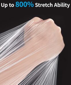 JARLINK Stretch Film, 80 Gauge,15 Inch x 1000 Feet Shrink Wrap for Pallet Wrap, Industrial Strength Stretch Wrap up to 800% Stretch with Handles, Moving Wrapping Plastic Roll, 2 Pack 14 81Imgpa BwL