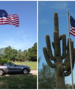 Vet-Mart American Flag, Embroidered Stars and Sewn Stripes, 3-Feet-by-5-Feet 3x5 feet 26 81ImjETIWeL