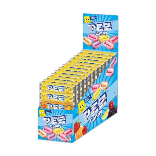 PEZ Original Fruit Candy Refills, 6-Count Roll, 0.29 Ounce (Pack of 12) 6 Count (Pack of 12)