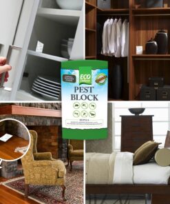 Eco Defense Pest Control Pouches - All Natural - Repels Rodents, Spiders, Roaches, Ants, Moths, Squirrels, & Other Pests 20 81Io9QoHjL