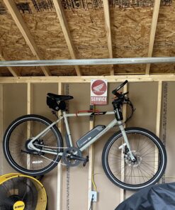 PHUNAYA Bike Hanger Wall Mount Bike Hook Horizontal Foldable Bicycle Holder Garage Bike Storage Bicycle Hoist Heavy Duty Screws (2 pack) Classic 2pack 26 81IoF7mBrqL