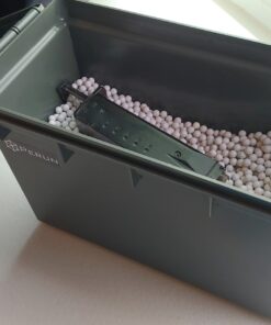 Sheffield 12626 Field Box, Plastic Ammo Can for Pistol, Rifle, and Shotgun Ammo, Water Resistant Storage Box w/ 3 Locking Options, Olive Drab Green Cans, Made in The U.S.A. 43 81IoOn29BbL
