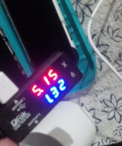 DROK USB Tester, USB-A 2.0 Digital Multimeter Dual USB Output Ports PD QC 3.0 Color LED Display, 7 Modes Capacity Voltage Current Power Voltmeter Ammeter for Laptop Power Bank Solar Panel Black 45 81IoaMspJqL