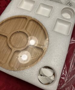 SMIRLY Charcuterie Boards Gift Set, Large Charcuterie Board Set, Bamboo Cheese Board Set, House Warming Gifts New Home, Women Bridal Shower Gift Ideas, Wedding Gifts for Couple, Housewarming Gift 28 81IpckIrhKL