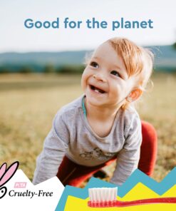 RADIUS Totz Toothbrush Extra Soft Brush BPA Free & ADA Accepted Designed for Delicate Teeth & Gums for Children 18 Months & Up - Blue Coral Yellow - Pack of 3 3 Count (Pack of 1) Blue/Coral/Yellow 21 81Ir4NR2fkL