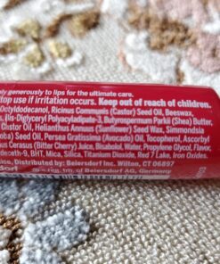 NIVEA Cherry Lip Care - Tinted Lip Balm for Beautiful, Soft Lips - Pack of 4 36 81Irip4R87L