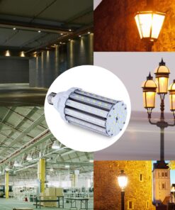 30W Daylight LED Corn Light Bulb for Indoor Outdoor Large Area - E26 Socket 3000Lm 6500K,for Home Street Lamp Post Lighting Garage Factory Warehouse High Bay Barn Porch Backyard Garden Super Bright 30W 26 81IuQXw3PyL
