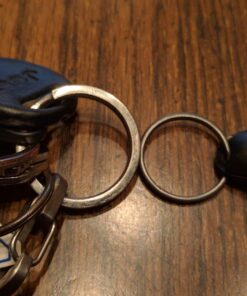 TI-EDC Titanium Keychain Carabiner Clip - Mini Quick Release Snap Hook and Key Ring, Key Organizer Holder for Men and Women Standerd 23 81IuuEU8imL