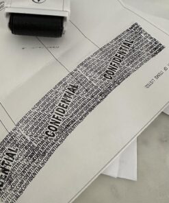 Identity Theft Protection Roller Stamps Wide Kit, Including 6-Pack Refills - Confidential Roller Stamp, Anti Theft, Privacy & Security Stamp, Designed for ID Blackout Security - Classy White Stamp + 6 Refills 28 81Iwy1lSlHL