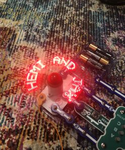 Snap Circuits “Arcade”, Electronics Exploration Kit, Stem Activities for Ages 8+, Full Color Project Manual (SCA-200) Arcade 25 81J07Or19EL