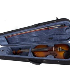 Cecilio 4/4 CVNAE-330 Ebony Fitted Acoustic/Electric Violin in Antique Varnish (Full Size) 16 81J0fjbA1L