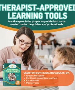 Action Verbs Flash Cards - 50-Piece Educational Flash Cards for Speech Therapy and Home Schooling - Thick and Durable Vocabulary Builder Flash Cards for Kids and Adults Volume 1 13 81J2MntlHiL