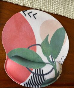 HOPONY Ergonomic Mouse Pad with Wrist Support Gel Rest, Comfortable for Computer, Laptop, Pain Relief with Non-Slip Rubber Base, 9 x 10 in,Modern Abstract Modern Abstract 28 81J2nmOtSHL