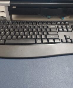 Wireless Keyboard and Mouse Combo, EDJO 2.4G Full-Sized Ergonomic Computer Keyboard with Wrist Rest and 3 Level DPI Adjustable Wireless Mouse for Windows, Mac OS Desktop/Laptop/PC black 42 81J3 Lq0oL